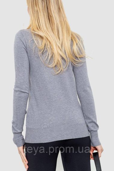 Гольф жіночий однотонний, колір сірий, розмір L-XL FA_008661 | Зображення 3