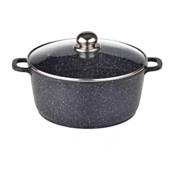 Каструля казан з кришкою Benson BN-297 з литого алюмінію та мармуровим антипригарним покриттям об'ємом 1.5 л. | Зображення 3