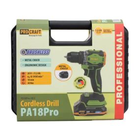 Шуруповерт Procraft PA18Pro (з 1 АКБ)