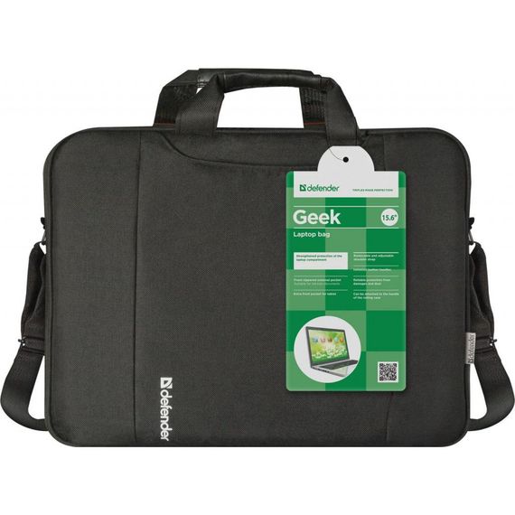 Сумка для ноутбука Defender 15,6" Geek black (26084) | Зображення 7