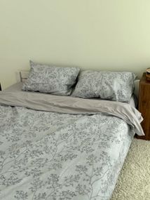 Постільна білизна євро Dushka Home Сатин 21630 200х220 см