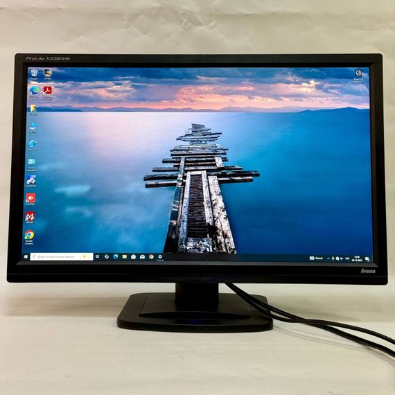 Монитор Iiyama ProLite X2380HS-B1 / 24" (1920x1080) AH-IPS / VGA, DVI, HDMI, Audio / VESA 100x100 б/у + Подарок  Кабель питания | Зображення 1