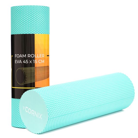 Масажний ролик Cornix EVA+ 45 x 15 см (валик, ролер) XR-0305 Mint