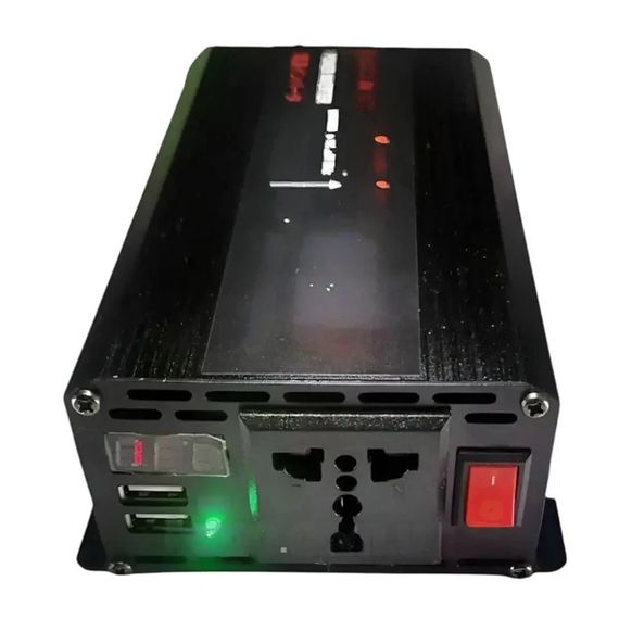 Автомобільний інвертор 1000Вт з чистим синусом, 12-220В, 2хUSB XPRO (234574706_1771) | Зображення 1