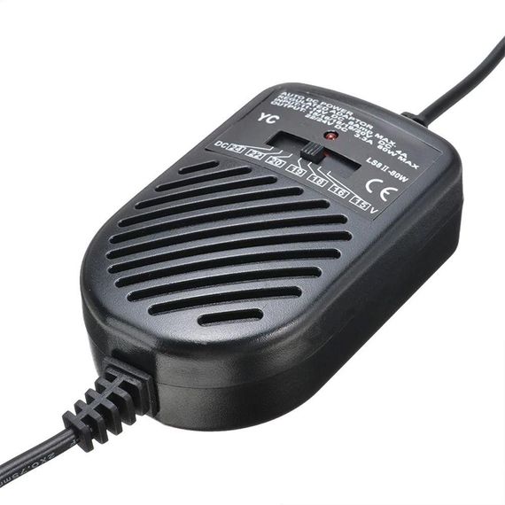 Автомобильное зарядное устройство для ноутбуков от прикуривателя + 8 штекеров, EL-80W / Универсальный блок | Зображення 2