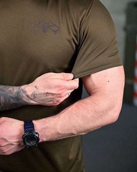 Тактична потоотводяща футболка War Drones oliva ПП7634 | Зображення 3