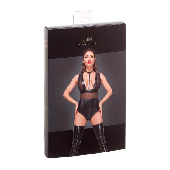 Боді з мокрим ефектом Noir Handmade F183 Powerwetlook body, L Sex Aura | Зображення 3