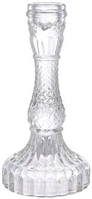 Набір 12 скляних свічників "Crystal Glass" 17см