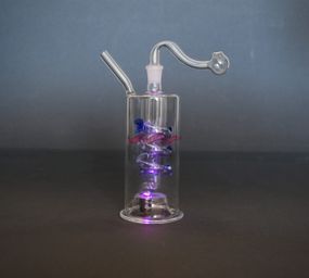 Стеклянная трубка Oil Circle с подсветкой Фиолетовый