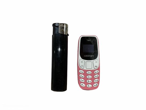 Міні мобільний маленький телефон L8 Star BM10 (2Sim) рожевий (код: SKU-1447168080)