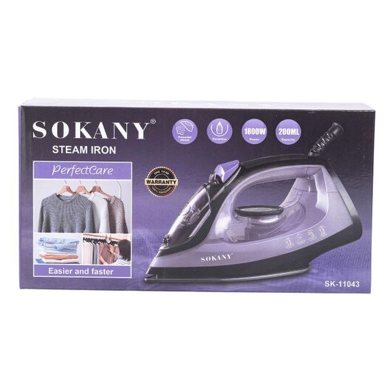 Утюг с керамическим покрытием 1800 Вт Фиолетовый Sokany SK-11043 | Зображення 8