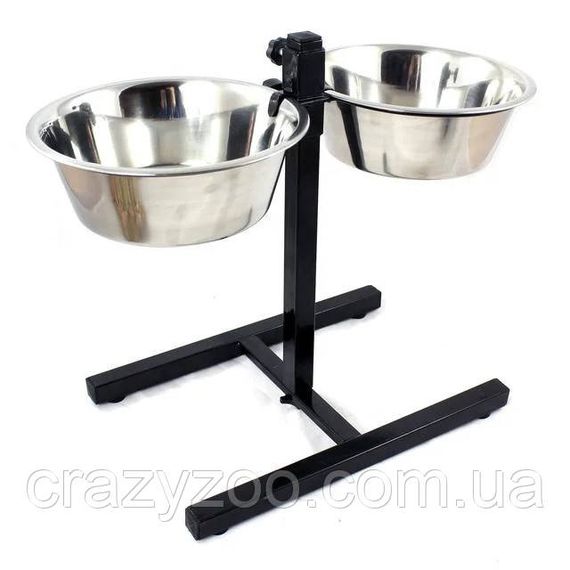 Миски на стойке для собак Сroci Dinner Set металлические 2х25 см 2.9 л C6059198