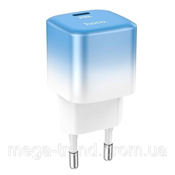 Адаптер мережевий Hoco single port charger C101A |Type-C, PD, 3A/20W|