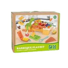 Набор теста для лепки 4 цвета с формами Barbeque Playset
