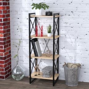 Стеллаж Loft Design Скиф 4-550 дуб борас