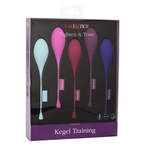 Набір вагінальних кульок California Exotics Kegel Training 5-Piece Set sexstyle | Зображення 11