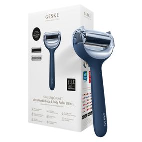 Електронний ролер для обличчя та тіла з мікроголками GESKE MicroNeedle Face&Body Roller 8в1 midnight