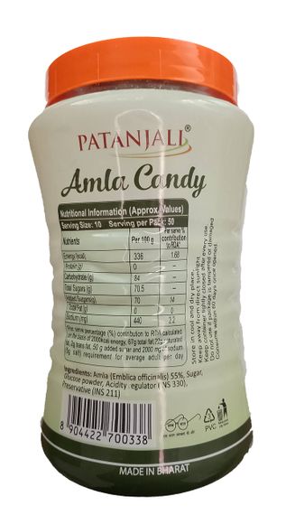 Амла цукерки, Патанджалі Амла Канді 500г. Amla Candy | Зображення 1