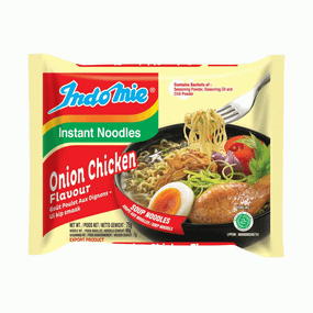 Локшина  зі смаком цибулі та курки 75г Indomie 089686010015