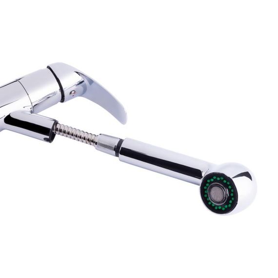 Змішувач для кухні Lidz Mars 011 з висувним виливом (k40) LDMAR011CRM34859 Chrome | Зображення 3