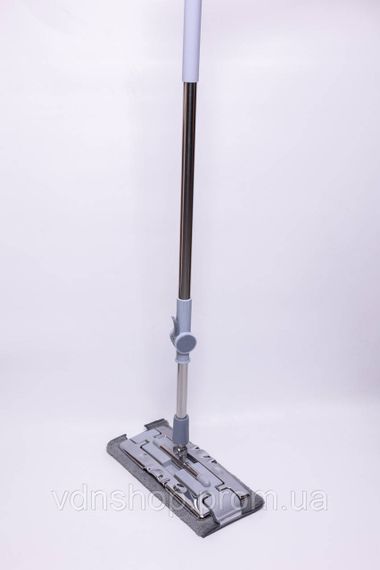 Швабра для пола с телескопической ручкой и насадкой, подходит для плитки, ламината, линолеума, уборки дома HP-35015-50 | Зображення 1