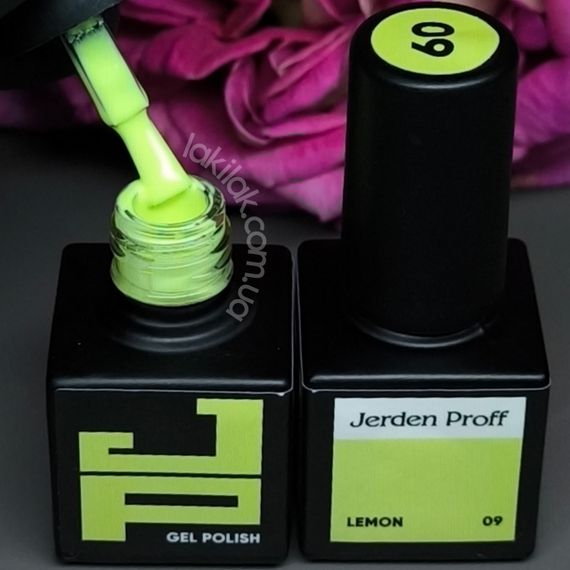 Гель-лак Jerden Proff №09 (лимонний) 5 мл