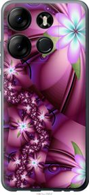 Чехол на Tecno Spark Go 2023 BF7 Цветочная мозаика "1961u-2952-17620"