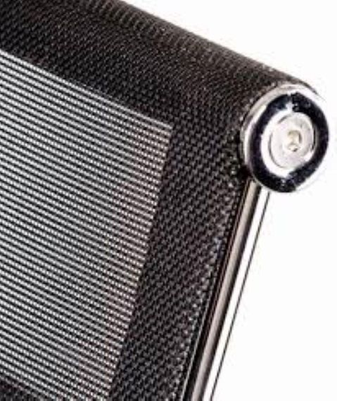 Конференц кресло на полозьях Solano office mesh black | Зображення 4