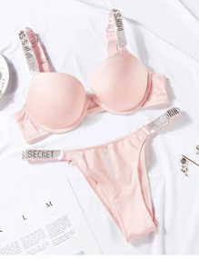 Комплект нижнего белья Victoria`s Secret со стразами 80B