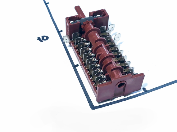 Перемикач дев'ятипозиційний ПМ 89 10 03 Gottak (Іспанія) | Зображення 2