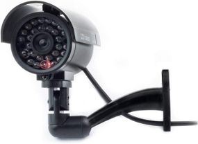 Фіктивна камера відеоспостереження, зовнішня внутрішня підроблена камера відеоспостереження, імітація, 2 шт.