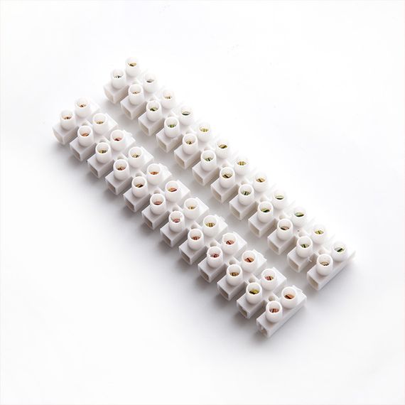 Клемна колодка 20 А 14 мм2 (пачка, красно 10 шт.) APRO TB-A201 | Зображення 2