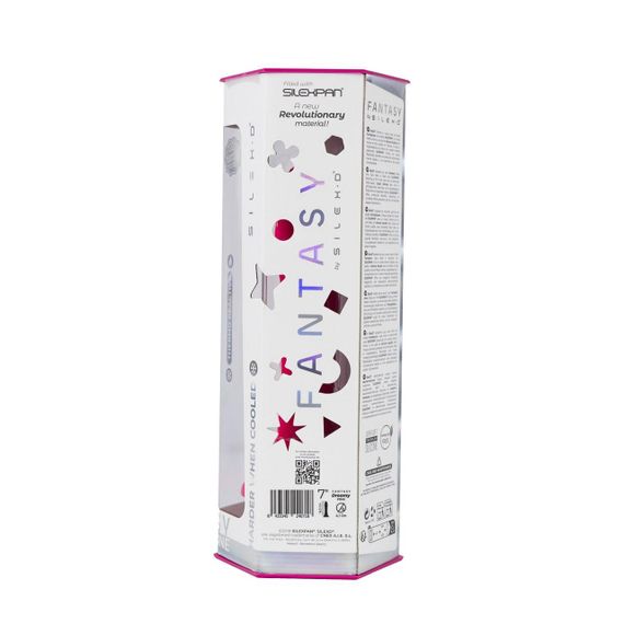 Фалоімітатор SilexD Fantasy Liquid Silicone Dreamy 7in Pink Sex Aura | Зображення 9