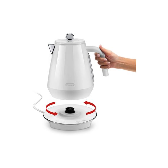 Електрочайник DeLonghi KBY 2011 W (KBY2011W) | Зображення 4