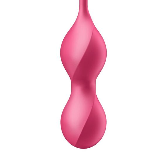 Вагінальні смарт-кульки з вібрацією Satisfyer Love Birds 2 Connect App Red, 86 г, пульт ДК | Зображення 3