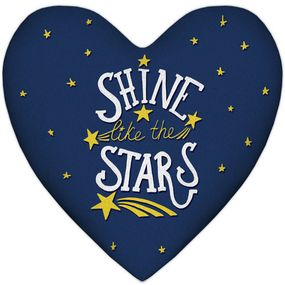 Подушка сердце XXL Shine like the stars 57x57 см (6PS_WOL029)