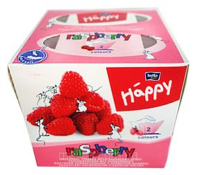 Платочки Бумажные Bella Baby Happy Двухслойные Малина 40 + 40