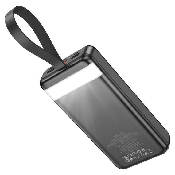 Портативное ЗУ Power Bank Hoco J123B Element 22.5W+PD20W 30000 mAh Black | Зображення 1