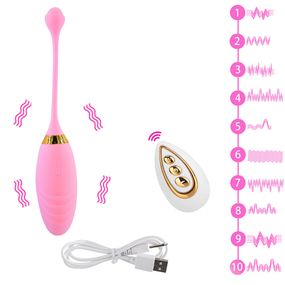 Вібро яйце з пультом Віброяйце Рожевий B21-3