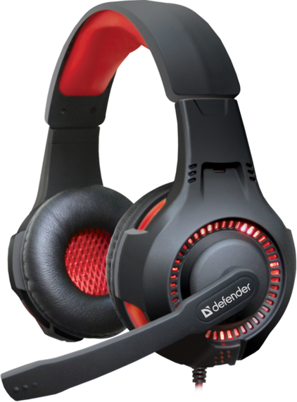 Гарнітура Defender Warhead G-450 Red-Black (64146) (64146) | Зображення 1