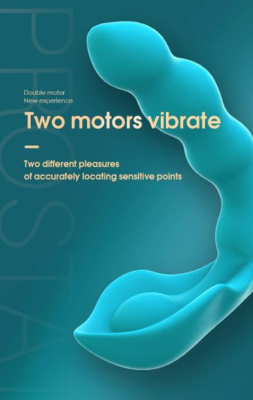 Массажер простаты Stymulator-Angelo Male Prostate Triple Stimulation (blue) sexstyle | Зображення 7