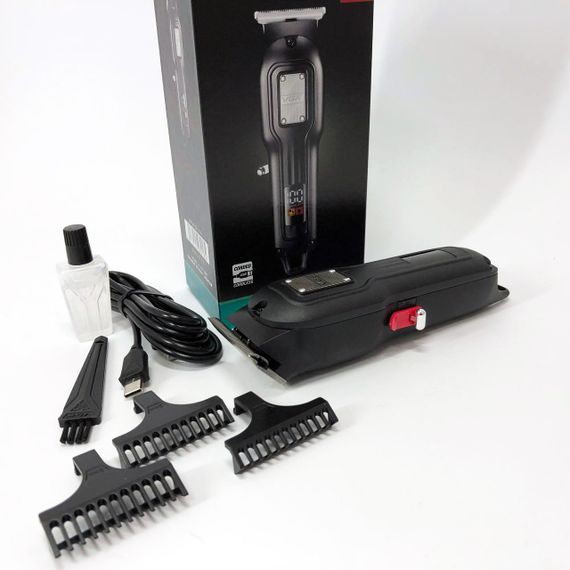 Многофункциональная аккумуляторная машинка для стрижки VGR V-918, Водонепроницаемый триммер для стрижки GU-58 | Зображення 4