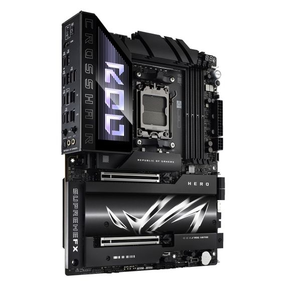 Материнcька плата ASUS ROG CROSSHAIR X870E HERO sAM5 X870E 4xDDR5 M.2 HDMI WiFi BT ATX 90MB1IE0-M0EAY0 | Зображення 4