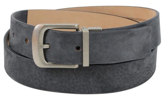 Женский ремень из нубука Tod's, Италия,  антрацит | Зображення 2