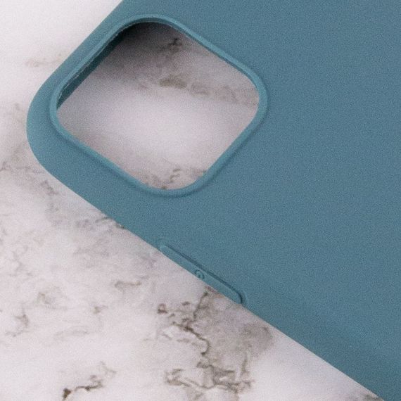 Силиконовый чехол Candy для Apple iPhone 14 (6.1") Синий / Powder Blue | Зображення 2