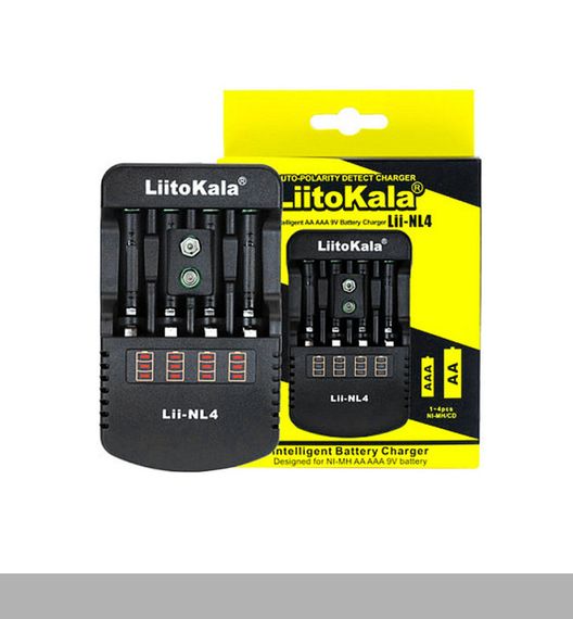 Зарядний пристрій з швидкою зарядкою Liitokala Lii-NL4 (46674-LiitoKala Lii-NL4_258)