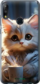 Чохол на Asus Zenfone Max Pro M2 ZB631KL Білий кіт "5646u-1641-2448"