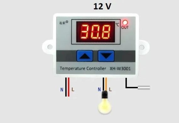 Терморегулятор W3001-12V | Зображення 1