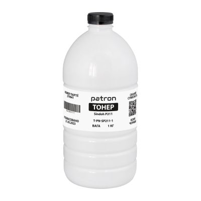 Тонер Pantum/Sindoh P211, 1 кг Patron (PN-SP211-1)