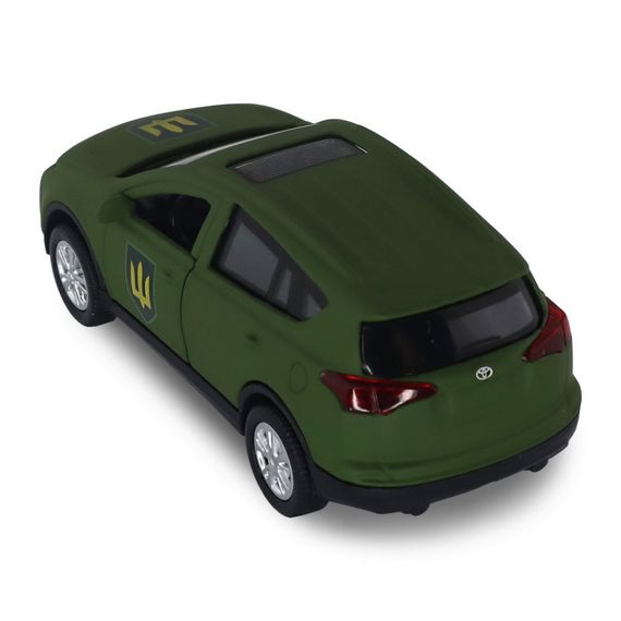 Автомодель серії "Шеврони Героїв" Toyota RAV4 "Сухопутні війська ЗСУ" TechnoDrive KM6198M2 | Зображення 5